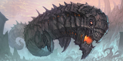 Concept art of Eternal Throne Creature from Darksiders 2 by Nick Southam
