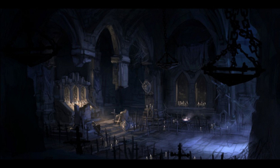 Concept art of Altar from Darksiders 2