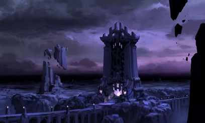 Concept art of Dead Plains from Darksiders 2