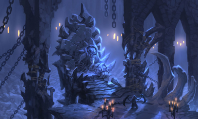 Concept art of Stone Throne from Darksiders 2