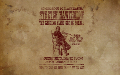 Wallpaper with concept art of Stretch Hawthorne from Red Dead Redemption