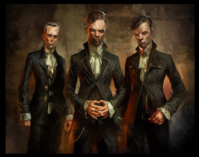 Pendleton Family concept art from Dishonored by Viktor Anatov