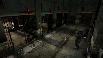 Prison concept art from Dishonored