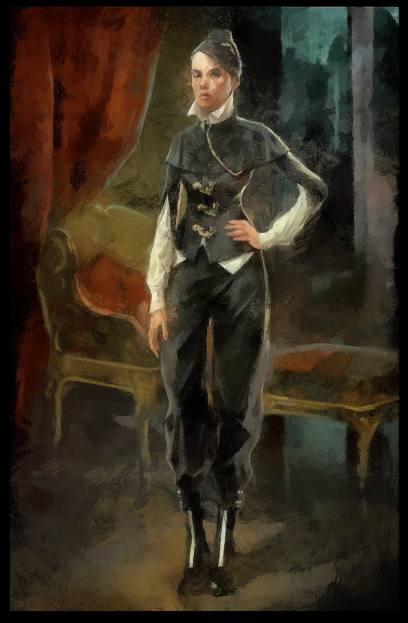 The Empress And The Empty Seat concept art from Dishonored
