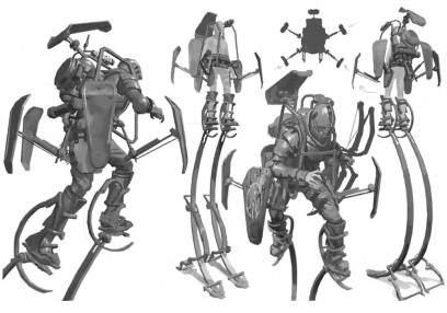 Tall Boy Concepts concept art from Dishonored