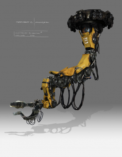 Assembly Arm concept art from Starcraft II
