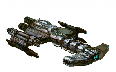 Battlecruiser concept art from Starcraft II