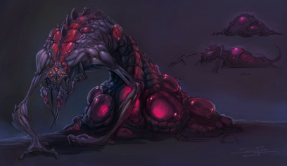 Changeling concept art from Starcraft II by Samwise Didier