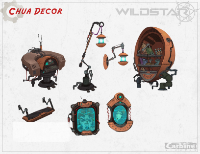 Chua Decor concept art from WildStar