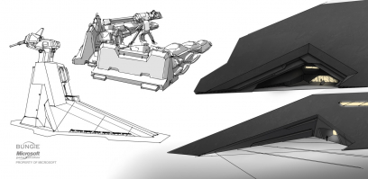 Sword Base Detail concept art from Halo:Reach by Isaac Hannaford