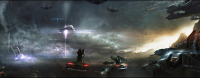 Counter Attack concept art from Halo:Reach