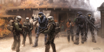 Giving Directions concept art from Halo:Reach