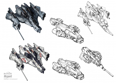 Sabre concept art from Halo:Reach
