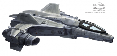 Sabre Design concept art from Halo:Reach by Isaac Hannaford