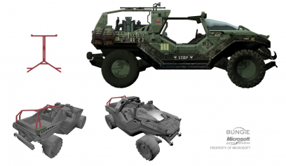 Troop Hog concept art from Halo:Reach by Isaac Hannaford