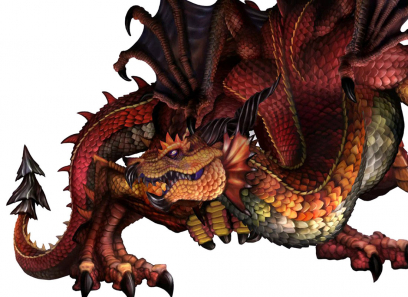 Dragon concept art from Dragon's Crown