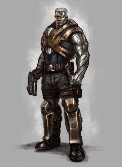 Cable concept art from Deadpool by Billy King