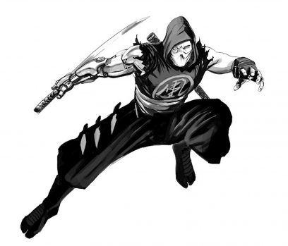 Character Concept art from Yaiba: Ninja Gaiden Z