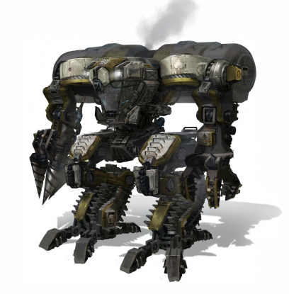 Rig concept art from Lost Planet 3