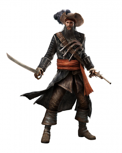 Edward Thatch Blackbeard concept art from Assassin's Creed IV: Black Flag