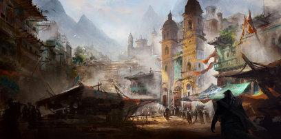 Cathedral Concept art from Assassin's Creed IV: Black Flag