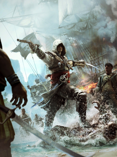 Cover Art concept art from Assassin's Creed IV: Black Flag