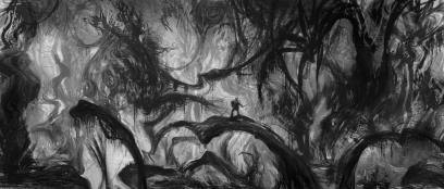 Environment Concept art from Dark Souls II