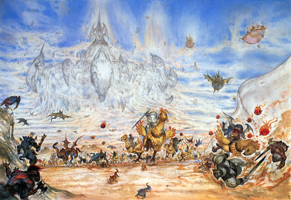Rise Of The Zilart Cover Art from Final Fantasy XI by Yoshitaka Amano
