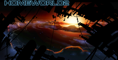 Galaxy Poster concept art from Homeworld 2 by Rob Cunningham