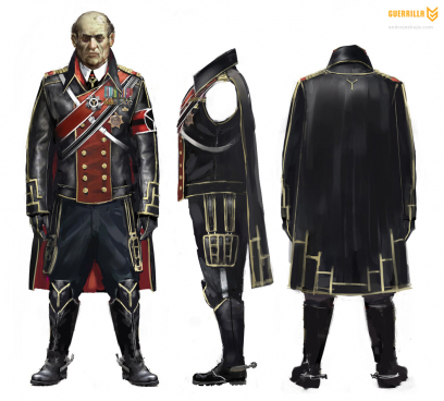 Councillor concept art from Killzone 3 by Andrejs Skuja