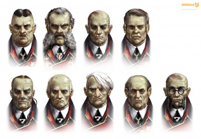 Councillors concept art from Killzone 3 by Andrejs Skuja