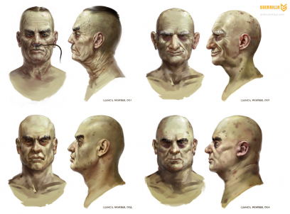 Councillors concept art from Killzone 3 by Andrejs Skuja
