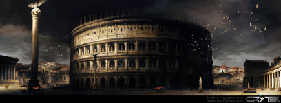Colosseum concept art from Ryse: Son of Rome by David Smit