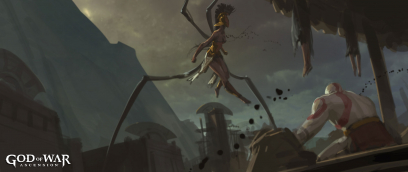 Megaera concept art from God of War: Ascension