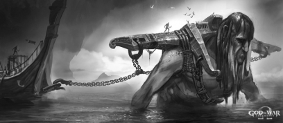 The Harbour Master concept art from God of War: Ascension by Cliff Childs
