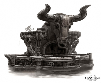 Environment Concept art from God of War: Ascension by Cliff Childs