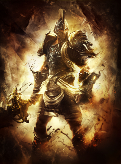 Trojan Warrior concept art from God of War: Ascension