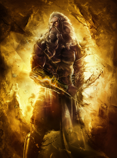 Zeus concept art from God of War: Ascension