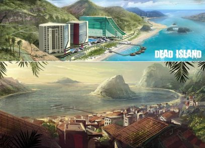 Environment Concept art from Dead Island