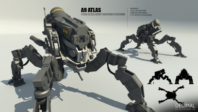 A9 Atlas concept art from .DECIMAL