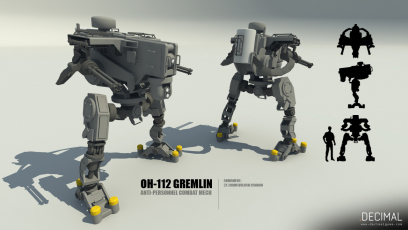 OH-112 Gremlin concept art from .DECIMAL
