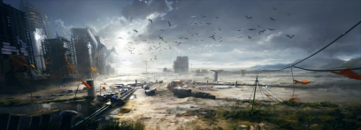 Desolate concept art from Battlefield 4