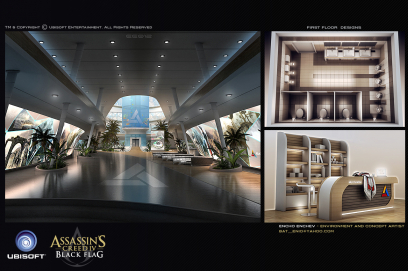 First Floor Designs concept art from Assassin's Creed IV: Black Flag by Encho Enchev