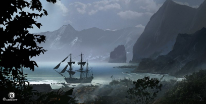 Making Port concept art from Assassin's Creed IV: Black Flag by Martin Deschambault
