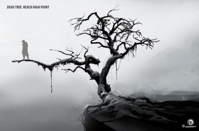 Dead Tree concept art from Assassin's Creed IV: Black Flag by Martin Deschambault