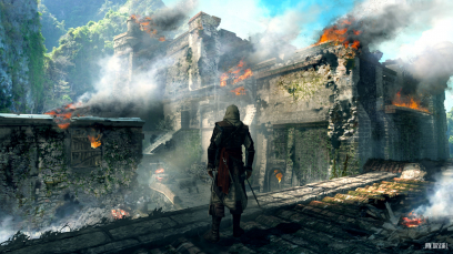 Ablaze concept art from Assassin's Creed IV: Black Flag by Jan Urschel