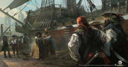 Stay There concept art from Assassin's Creed IV: Black Flag by Martin Deschambault