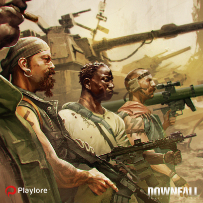 Enlist concept art from Downfall by Rael Lyra