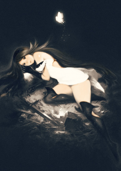 Agnes Oblige And Fairy concept art from the video game Bravely Default