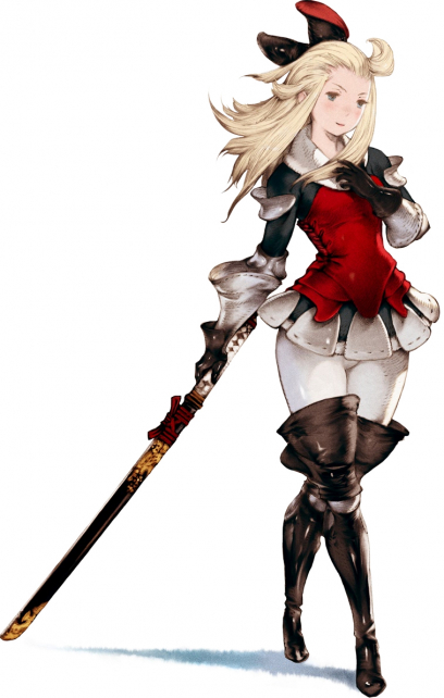 Edea Lee concept art from the video game Bravely Default